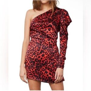 Bec & Bridge She’s a Maniac One Shoulder Mini Dress